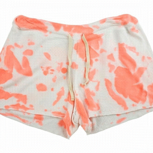 SUNDRY sweat shorts pop peach tiedye  drawstring terry  NR-V1-G13TD16 size M